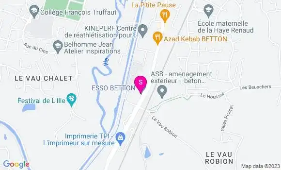 Localisation Garage Action Automobile