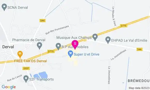Localisation Super U