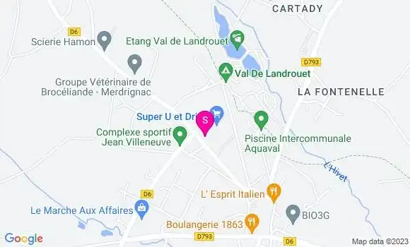 Localisation Super U