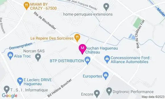 Localisation Auchan