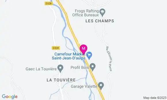 Localisation Carrefour Market
