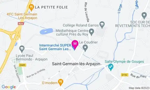 Localisation Intermarché Station