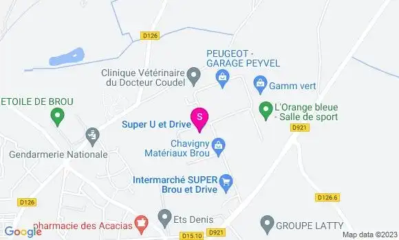 Localisation Super U