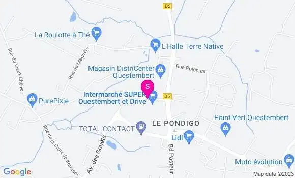 Localisation Intermarché Station