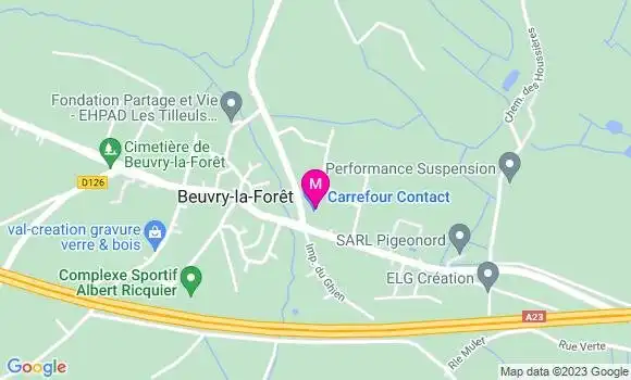 Localisation Carrefour Contact