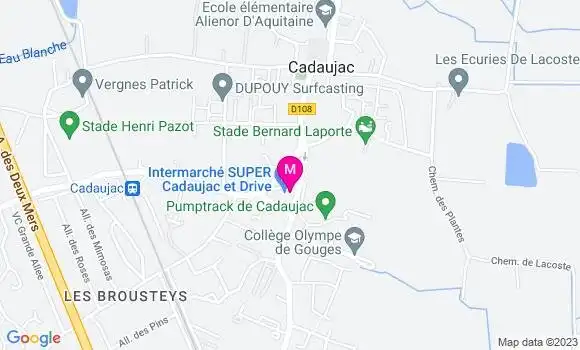 Localisation Intermarché Station