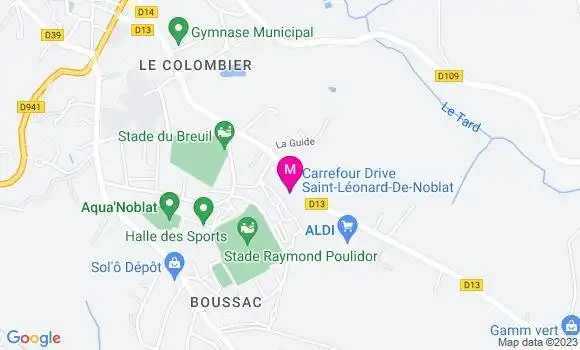 Localisation Carrefour Market