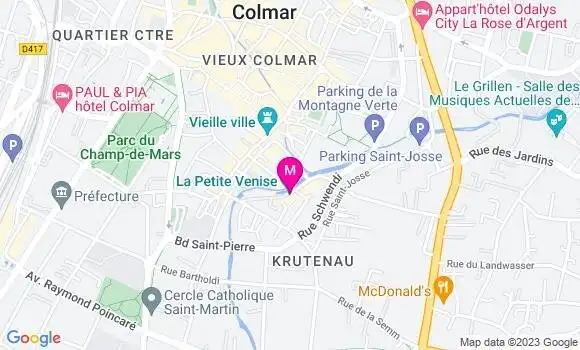 Localisation Relais Petite Venise