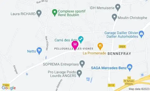Localisation Netto Supermarché