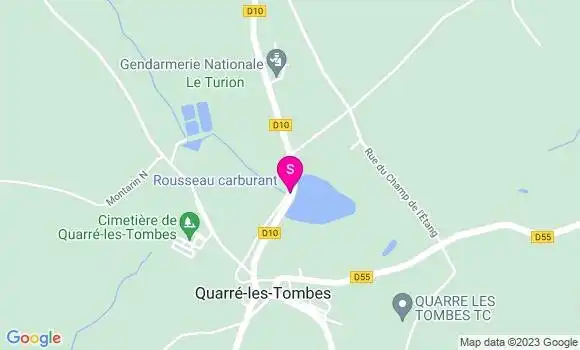 Localisation Rousseau Carburant