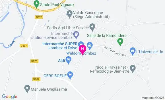 Localisation Intermarché Station