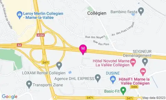 Localisation Station Carrefour
