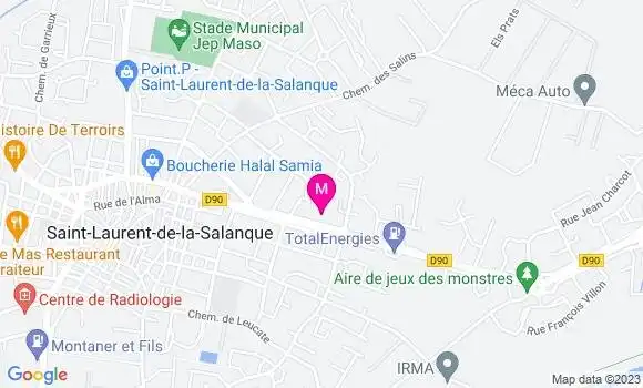 Localisation Garage Balouet Dominique et Fils