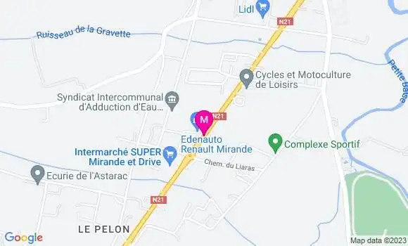 Localisation Intermarché Station