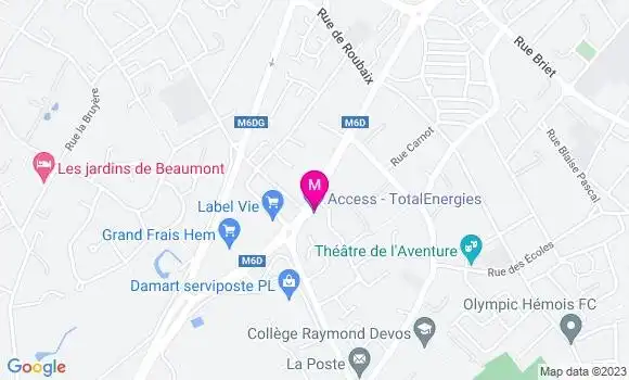 Localisation Access TotalEnergies