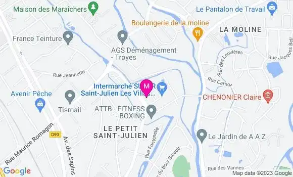 Localisation Station Intermarché