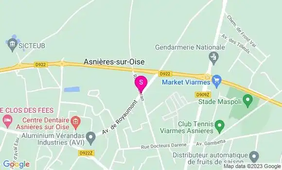 Localisation Carrefour Market