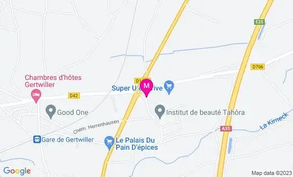 Localisation Station U
