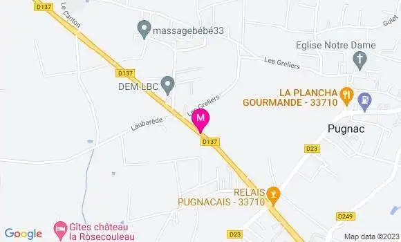 Localisation Intermarché Station