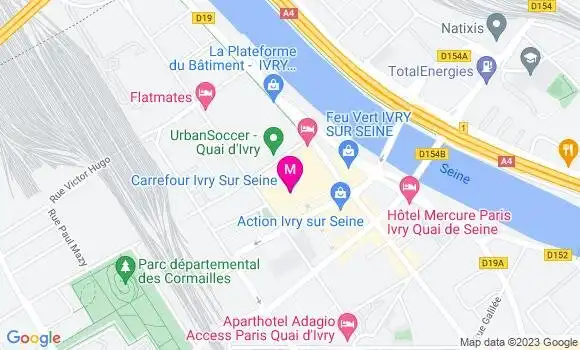 Localisation Carrefour