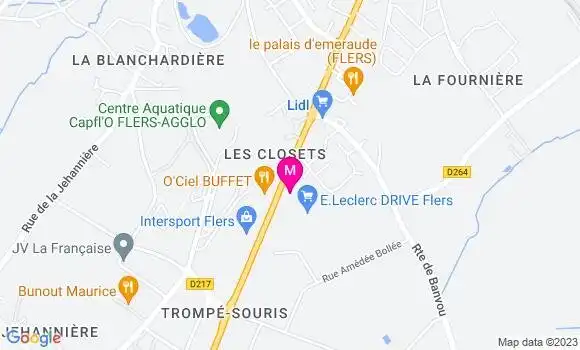 Localisation Station Leclerc