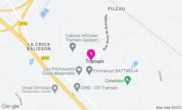Localisation Intermarché Station