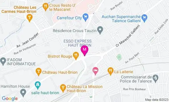 Localisation Esso Express