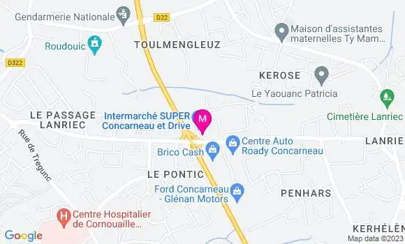 Localisation Intermarché Super