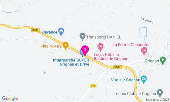 Localisation Intermarché Station
