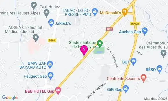 Localisation Relais de Charance