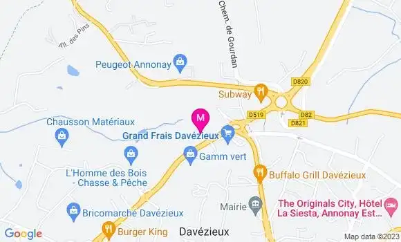 Localisation Station Carrefour