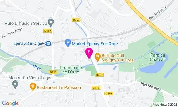 Localisation Station Carrefour