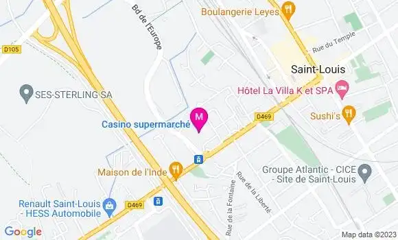 Localisation Géant Casino
