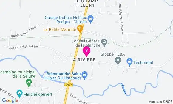 Localisation Carrefour Market