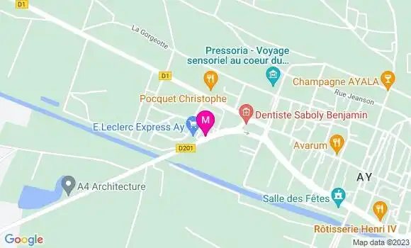 Localisation Leclerc Express