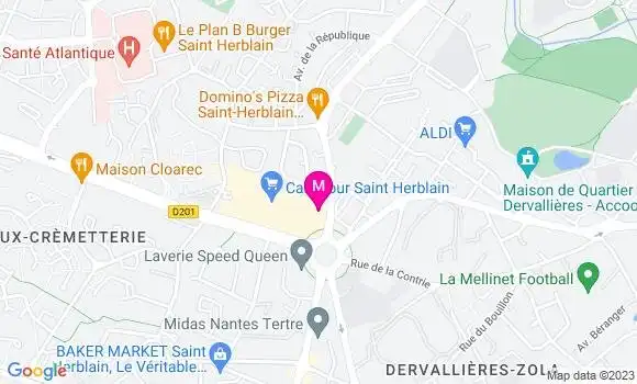 Localisation Station Carrefour