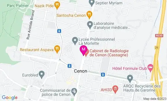 Localisation Esso Express