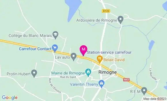 Localisation Carrefour Contact