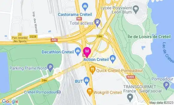Localisation Relais de Pompadour