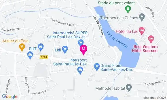 Localisation Intermarché Station