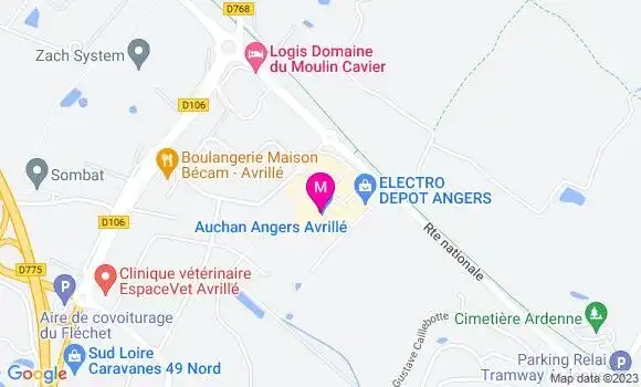 Localisation Auchan