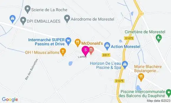 Localisation Intermarché Station