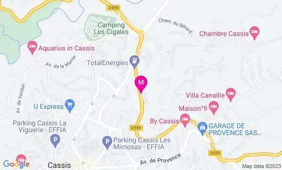 Localisation TotalEnergies