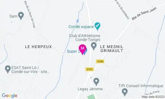Localisation Super U