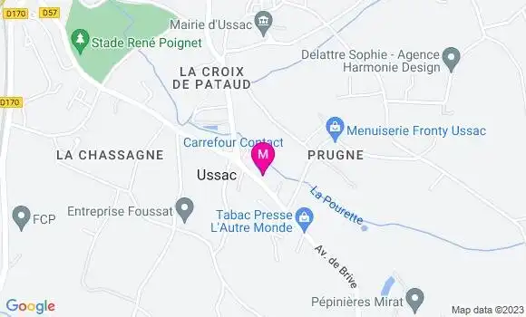 Localisation Carrefour Contact