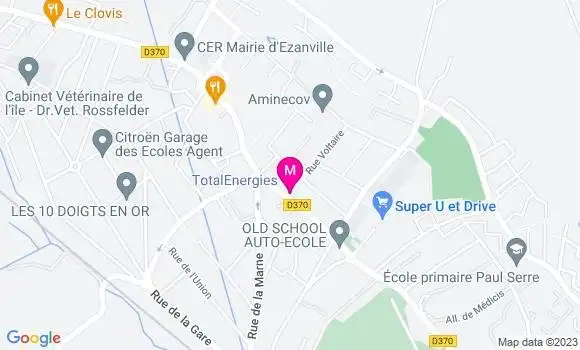 Localisation Relais Ezanville