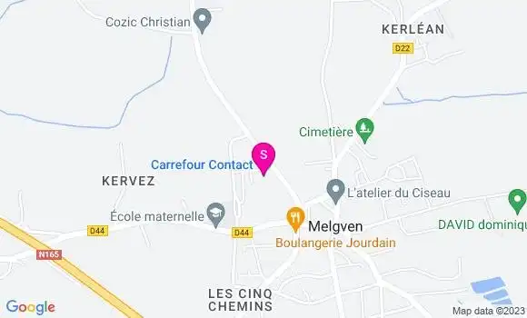 Localisation Carrefour Contact