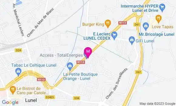 Localisation Access TotalEnergies