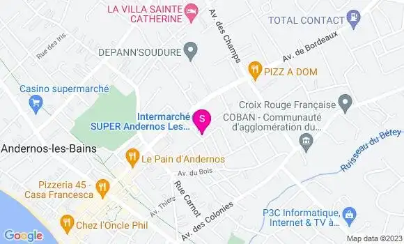 Localisation Intermarché Station