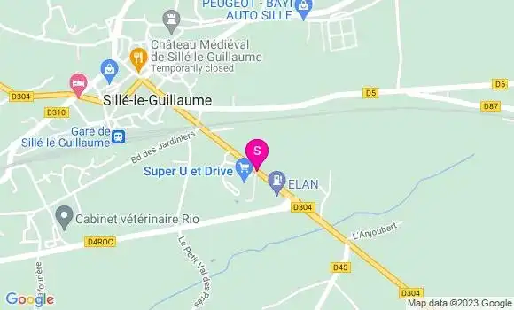 Localisation Super U